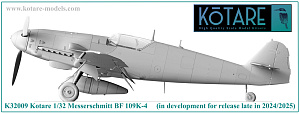 Сборная модель 1/32 Messerschmitt Bf-109K-4 (Kotare)