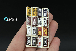 Автомобильные номера США, юго-западные штаты, 1950-1960 (для всех моделей) (на метал. основании), ч1