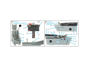 3D Декаль интерьера кабины F-86A Sabre (ClearProp)