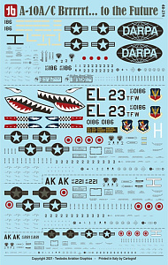 Декаль 1/48 Fairchild A-10A/A-10C Thunderbolt II (Two Bobs)