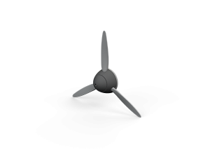 Дополнения из смолы 1/72 Воздушный винт Messerschmitt Bf-109F (ранний) (для модели Eduard) 