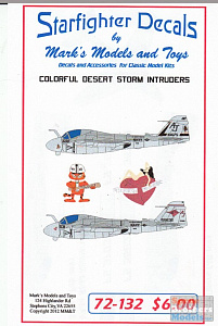 Декаль 1/72 Desert Storm Grumman A-6E Intruders (2) (Starfighter Decals)