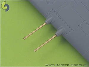 Дополнения из латуни 1/48 Японские стволы пушек Type 99 20 мм Mark 2 (4 шт.)
