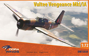 Сборная модель 1/72 Vultee Vengeance Mk.I/Mk.Ia (Dora Wings)