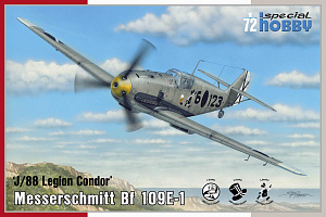 Сборная модель 1/72 Messerschmitt Bf 109E-1 'J/88 Legion Condor' (Special Hobby)