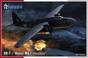 Сборная модель 1/72 DB-7 / Havoc Mk.I 'Intruders' (4x camo) (Special Hobby)