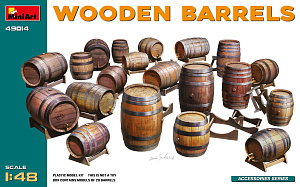 Основание для диорам 1/48 Wooden Barrels (20 pcs., incl. decals) (MiniArt)
