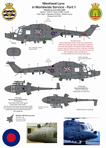 Декаль 1/72 Westland Lynx in Worldwide Service Part 1 (AGM)