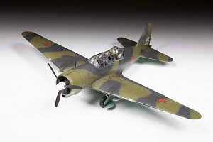 Сборная модель 1/48 Советский бомбардировщик Су-2 (Zvezda)