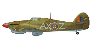 Сборная модель 1/48 Hawker Hurricane Mk.IIc trop (Arma Hobby)