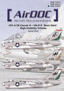 Декаль 1/32 LTV A-7B Corsair (3) (Airdoc)