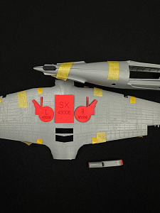Заглушки ниш 1/48 для Су-2 (Звезда)