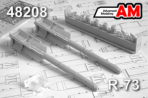 Дополнения из смолы 1/48 Авиационная управляемая ракета Р-73  (Advanced Modeling)