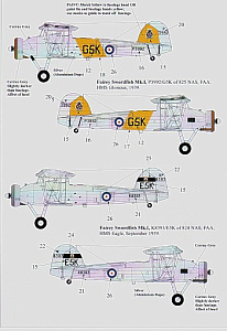 Декаль 1/48 Fleet Air Arm Fairey Swordfish Mk.I (Xtradecal)