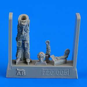 Дополнения из смолы 1/72 Британский пилот Фолклендская война 1982 года