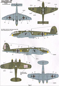 Декаль 1/48 Battle of Britain Luftwaffe (8) (Xtradecal)