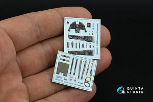 3D Декаль интерьера кабины F-8J Crusader (Hasegawa/Hobby 2000)