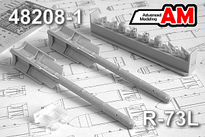 Дополнения из смолы 1/48 Авиационная управляемая ракета Р-73Л  (Advanced Modeling)