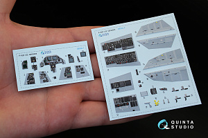 3D Декаль интерьера кабины F-16D (для модели Academy)