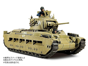 Сборная модель 1/35 Танк Matilda MK III/IV в Красноармейском варианте (2 фигуры) (Tamiya)