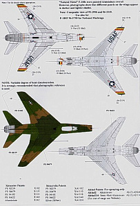 Декаль 1/48 North-American F-100D Super Sabre (Xtradecal)