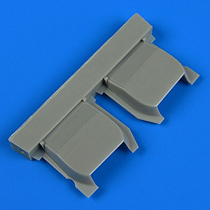 Дополнения из смолы 1/48 Исправленные радиаторы Messerschmitt Bf-109E (для модели Eduard)