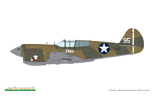 Сборная модель 1/48 Curtiss P-40E Warhawk (The ProfiPACK edition kit) (Eduard kits)