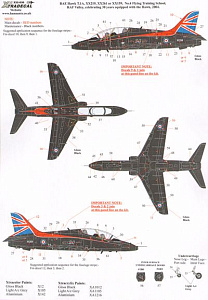 Декаль 1/32 BAe Hawk T.1A XX159/XX219/XX261 30th Anniversary of the Hawk (Xtradecal)