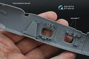 3D Декаль интерьера кабины Наблюдателя Fairey Barracuda (Trumpeter) (с 3D-печатными деталями)