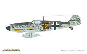 Сборная модель 1/72 Messerschmitt Bf-109G-6 The Weekend edition (Eduard kits)