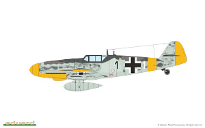 Сборная модель 1/72 Messerschmitt Bf-109G GUSTAV pt. 2 DUAL COMBO (Eduard kits)