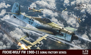 Сборная модель 1/72 Focke-Wulf Fw-190D-11 Sorau Factory Series (IBG Models)