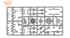 Сборная модель 1/72 Поликарпов И-16 тип 5 (1938-1941) Starter kit (Clear Prop)