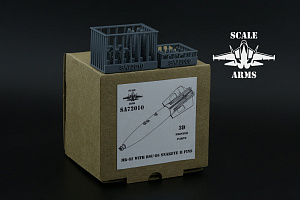 Дополнения из смолы 1/48 Авиационная бомба МК-82 WITH BSU-86 SNAKEYE II FINS (Scale Arms)