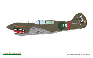 Сборная модель 1/48 Curtiss P-40K Warhawk DUAL COMBO (Eduard kits)