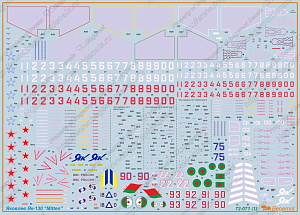 Декаль 1/72 Яковлев Як-130 (Begemot)