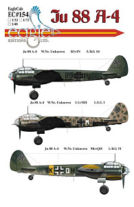 Декаль 1/72 Junkers Ju-88A-4 (2) (Eagle Cal)