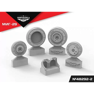 Дополнения из смолы 1/48 Колеса шасси МиГ-29 3D (Temp Models)