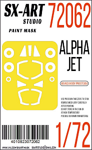 Окрасочная маска 1/72 Alpha Jet E (Kovozávody Prostějov)
