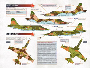 Декаль 1/32 Су-25 'Грач' 10 вариантов камуфляжа/обозначений (Linden Hill)
