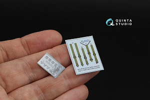 Комплект ремней для самолета ВВС РККА тип 2, ВОВ (с металлическими пряжками) (для всех моделей)