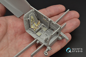 3D Декаль интерьера кабины Bf 109E-4 (для модели Cyber-hobby/Dragon)