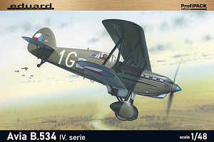 Сборная модель 1/48 Avia B-534 IV serie (PROFIPACK) (Eduard kits)