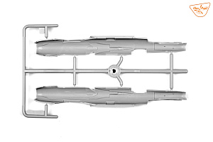 Сборная модель 1/72 Микоян МиГ-19П (Clear Prop)