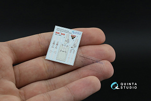 3D Декаль интерьера кабины Ка-50 (черные панели) (Italeri) (с 3D-печатными деталями)