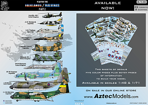 Декаль 1/72 War for the Falklands Part 2 (Aztec)