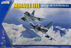 Сборная модель 1/48 Mirage IIIE/O/R (Kinetic Model Kits)