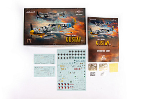 Сборная модель 1/72 GUSTAV pt.1 DUAL COMBO (Eduard kits)