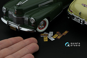 Автомобильные номера США, юго-западные штаты, 1940-1950 (для всех моделей) (на метал. основании)