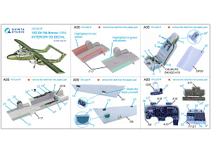 3D Декаль интерьера кабины OV-10A (USN version) (KittyHawk)
